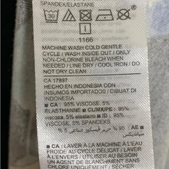 Fun Old Navy A-Line floral dress. Size medium. Black w/floral pattern -Like New - Picture 6 of 6